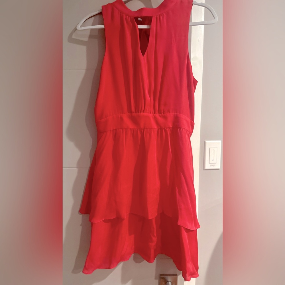 Parker Womens Cassie A-line Dress, Style # P8D3919GE - Pink - Small